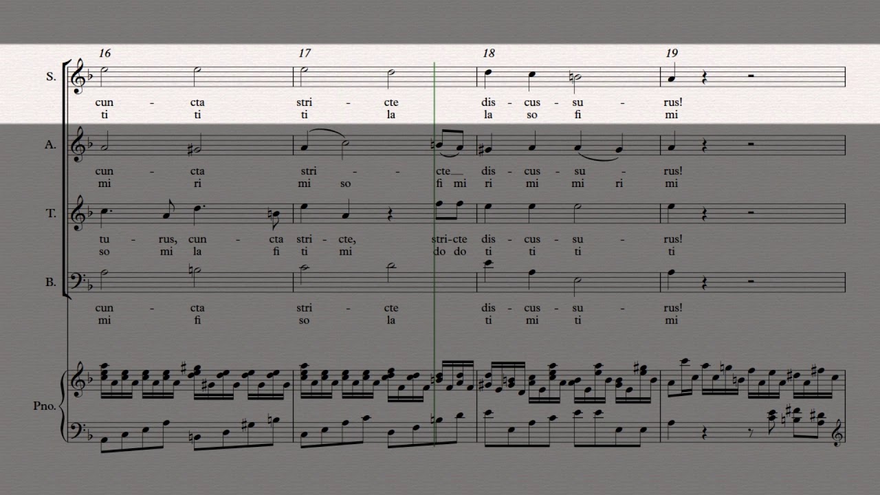 Dies Irae - Mozart's Requiem Soprano Rehearsal Track