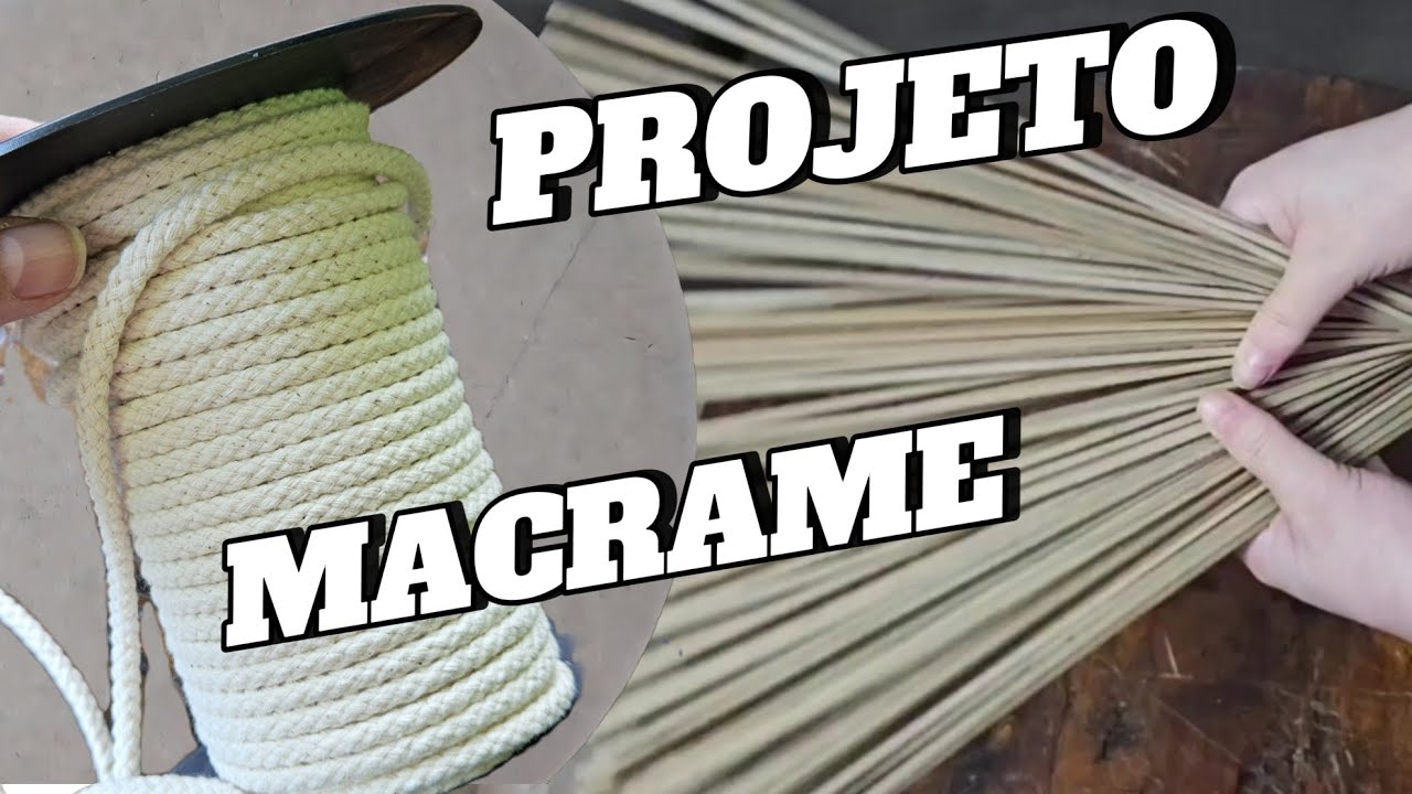 MACRAME DIY: O FINAL DESSE PROJETO VAI TE IMPACTAR 