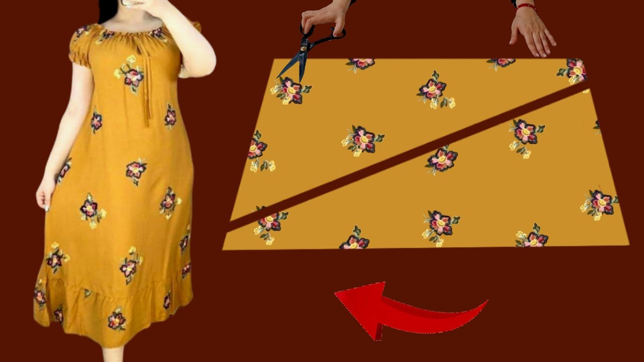 💐 New Idea Summer Trends Dresses ❣️ Very Easy Very Cute Dress Pattern ✂️ Sew Only 20 Minute 💛