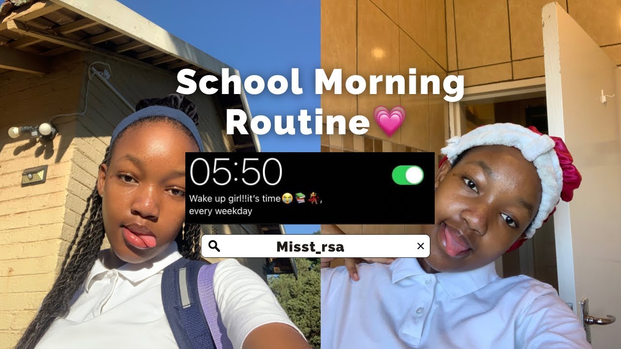 My school morning routine 2023🌤️💗|Thato Rakhatoe|South African YouTuber