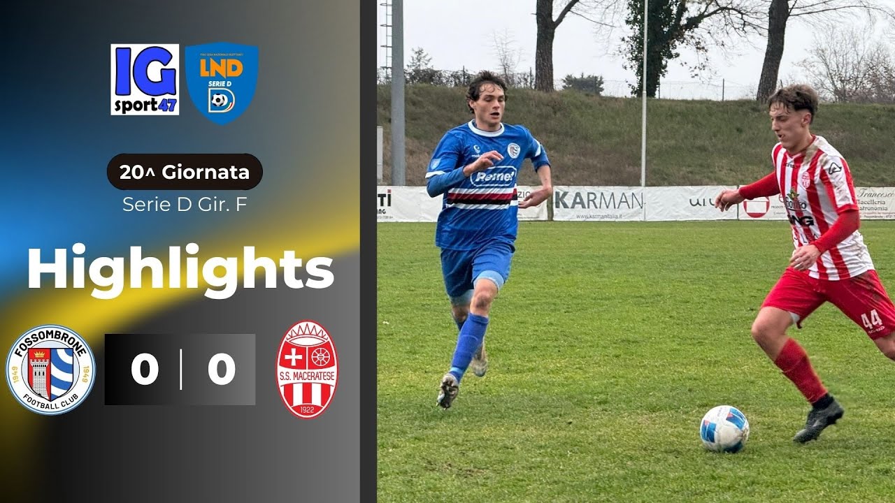 Fossombrone-Maceratese 0-0 (Serie D Girone F)