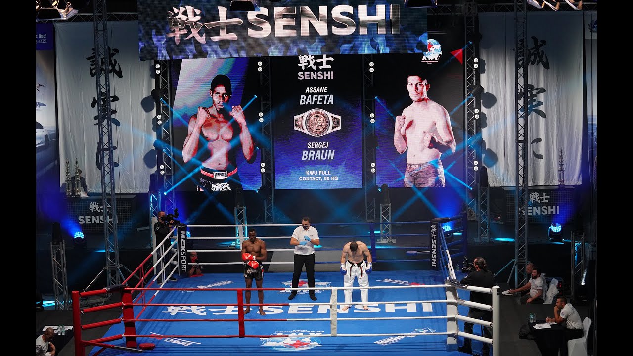 SENSHI 10: Sergej Braun (Germany) vs Assane Bafeta (France) - KWU Full Contact