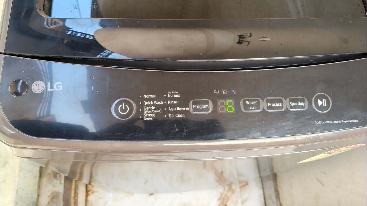 LG WASHING MACHINE # TOP LOAD FULL VIDEO (DEMO)T70VBMB1Z