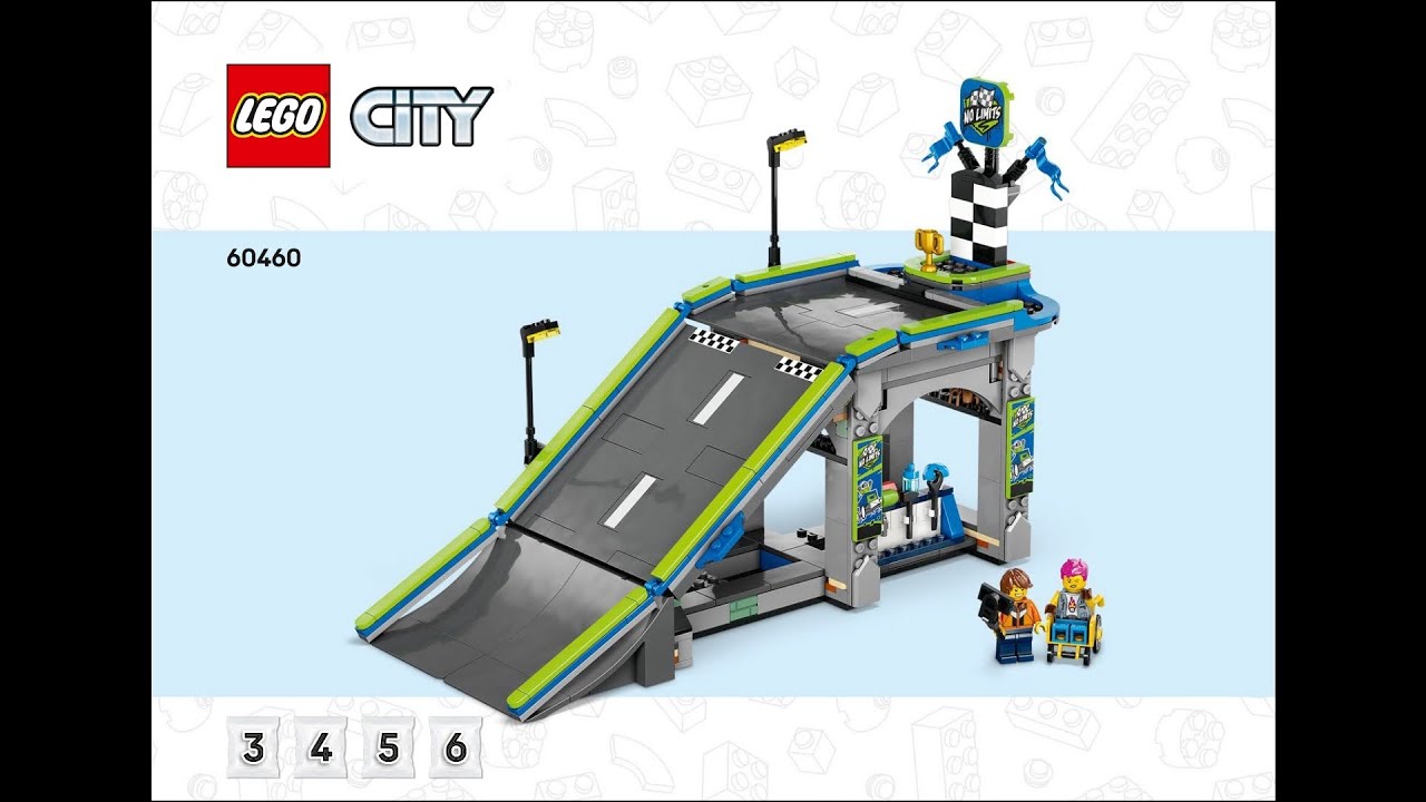 LEGO City 60460 - Complete No Limits: Race Car Ramp Track Instructions! (Booklet 02 of 2 only)