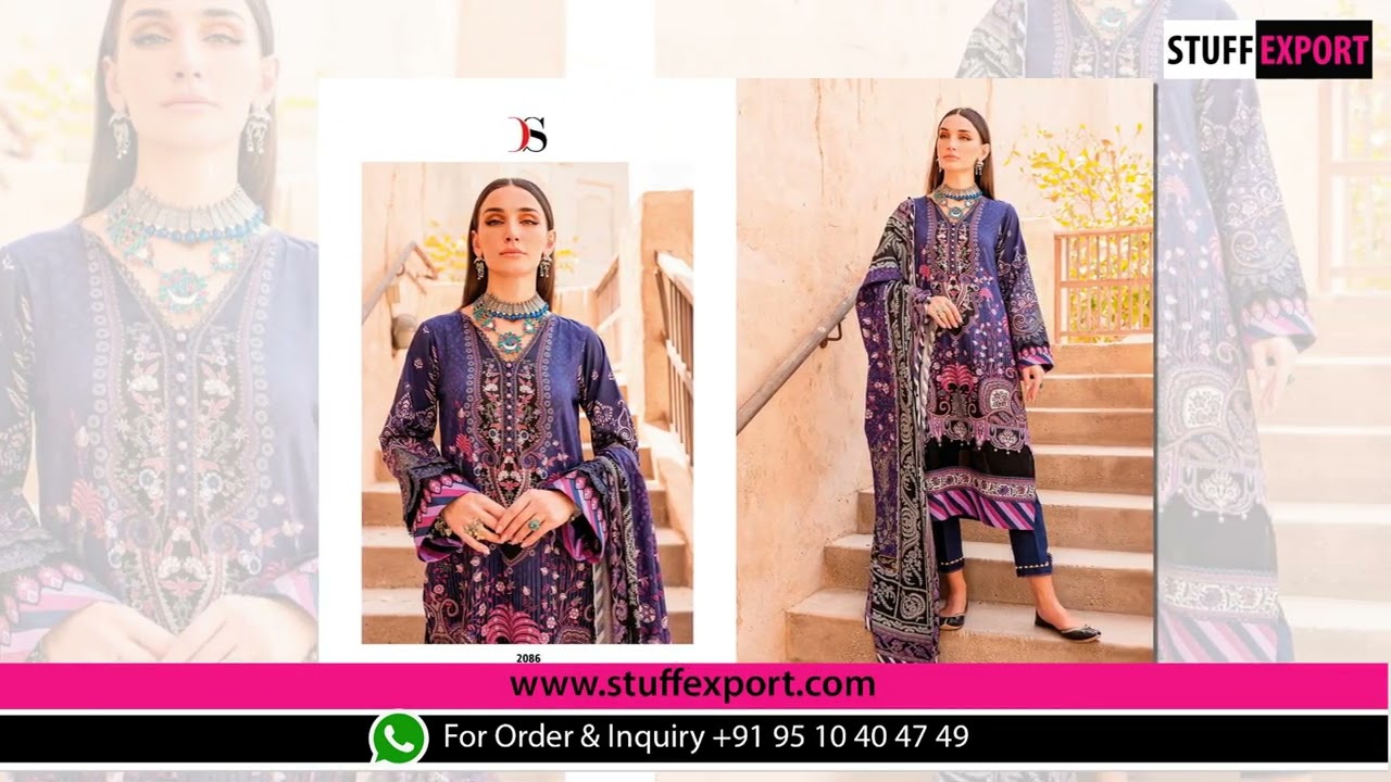 Stuff Export presents Deepsy Firdous Urbane 23 Nx Cotton Dupatta Pakistani Suits Full Catalog