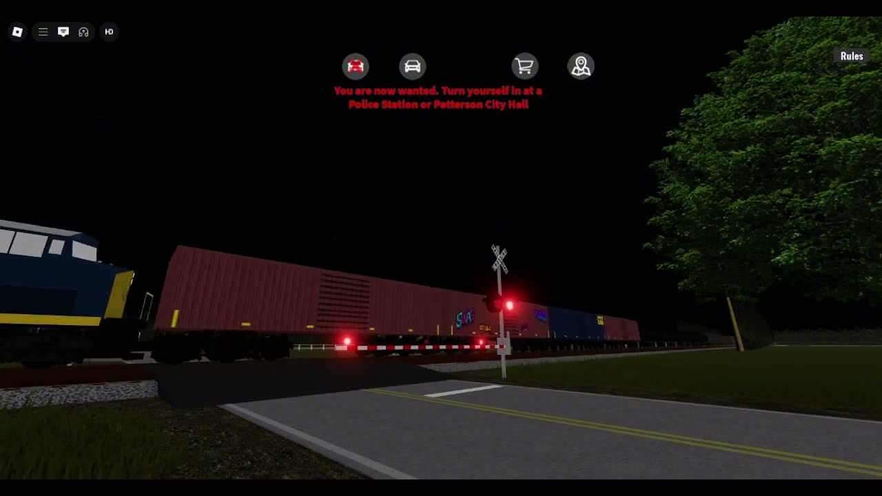 Chasing a CSX Train in Roblox