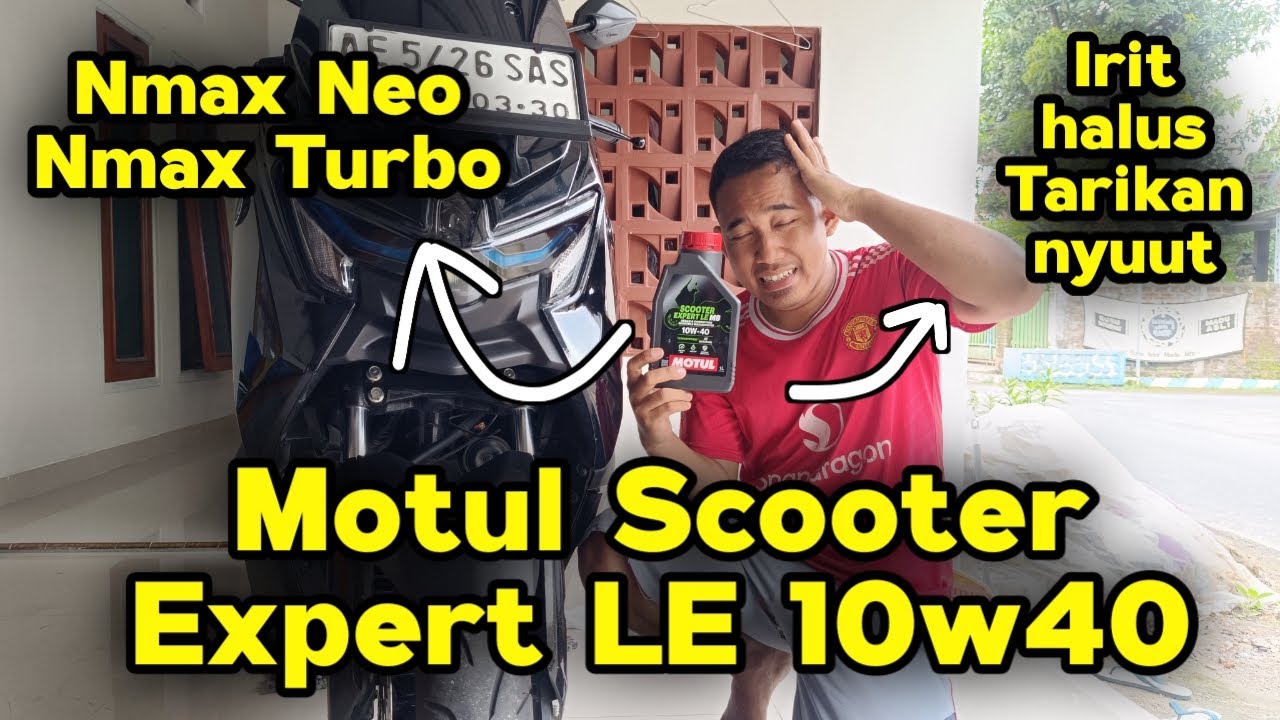 Review MOTUL SCOOTER EXPERT LE 10W40 di Yamaha Nmax Neo