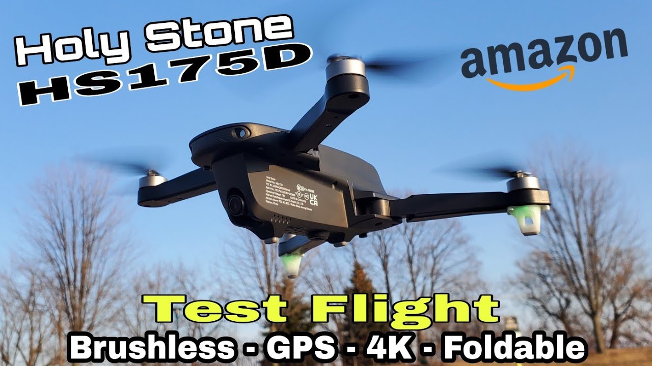 Holy Stone HS175D Drone - Test flight (Brushless, 4K, GPS)