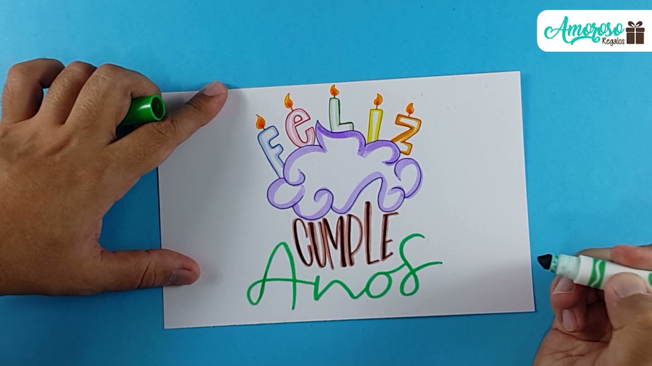 DECORACIONES FACILES | LETTERING | LETRAS BONITAS | CUMPLEAÑOS | Amoroso Regalos