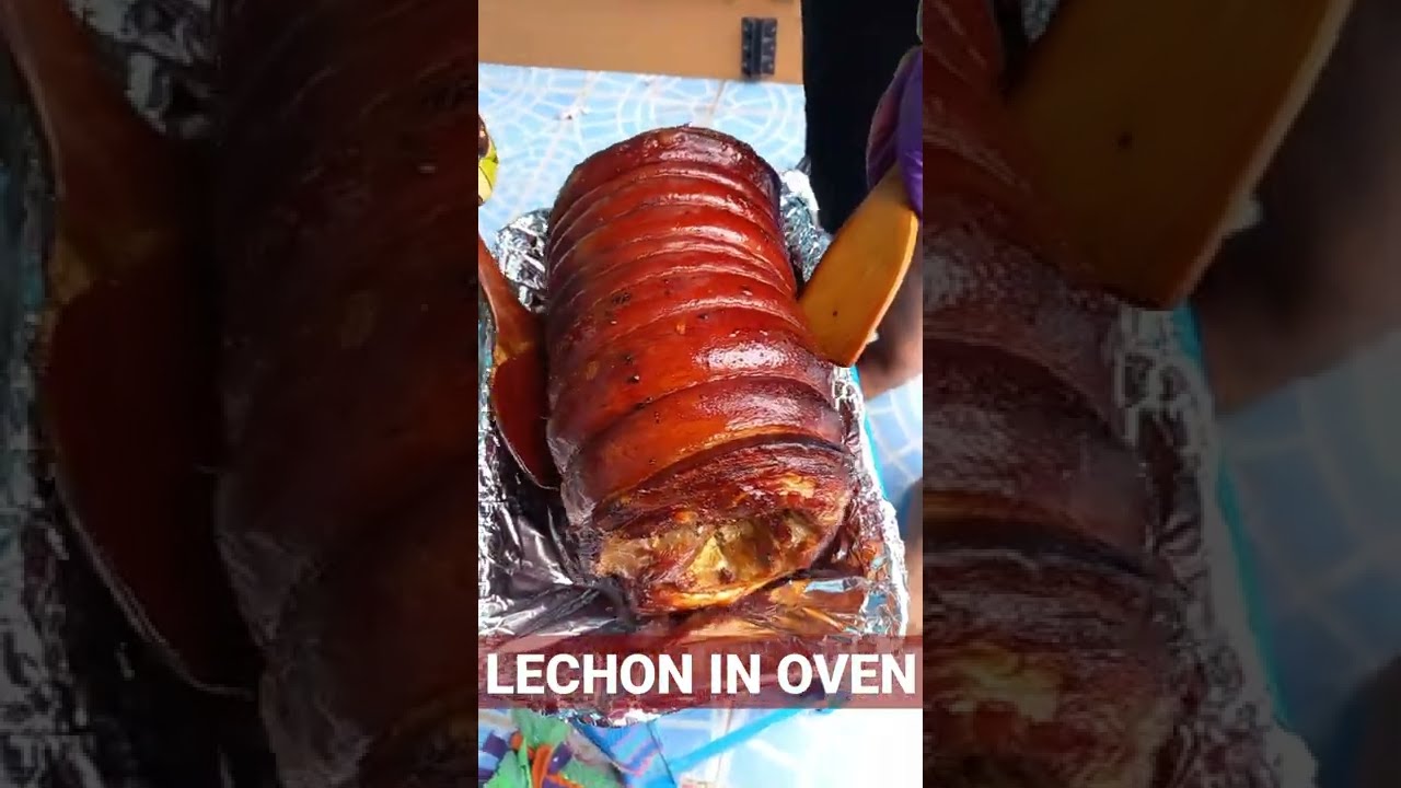 LECHON BELLY IN OVEN😋😋😋
