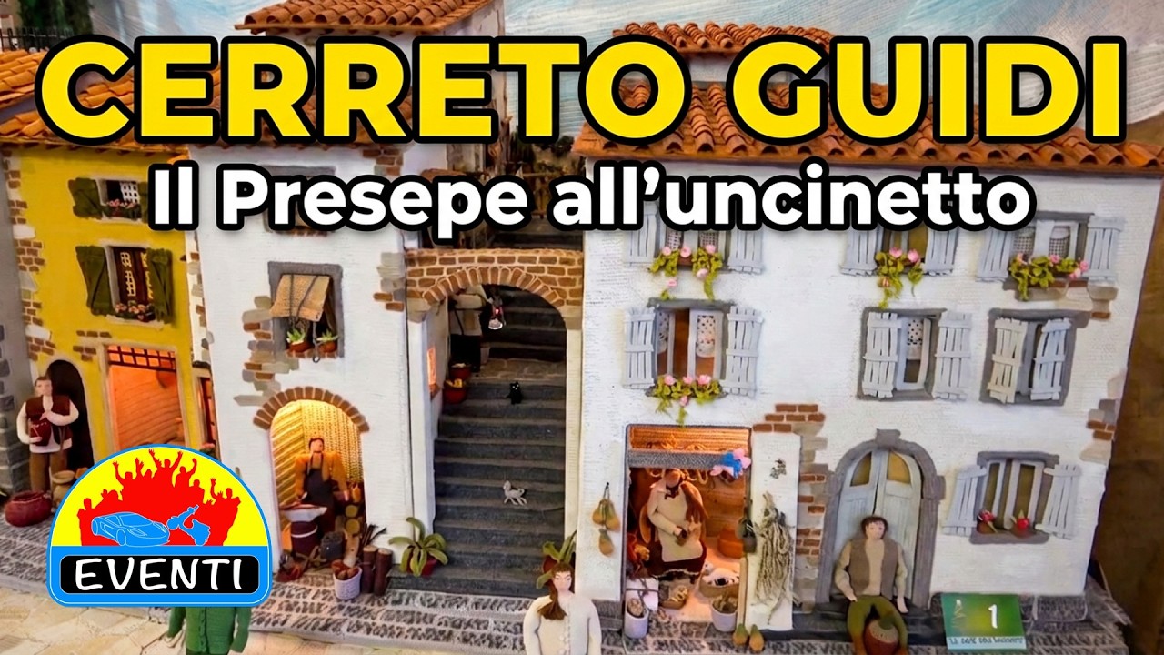 CERRETO GUIDI (FI): Presepe all'Ucinetto - di Sergio Colombini (Video 4K)