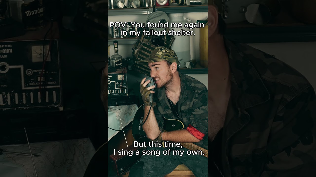 Even during a fallout disaster, singing some good, hard rock is always a good idea. 