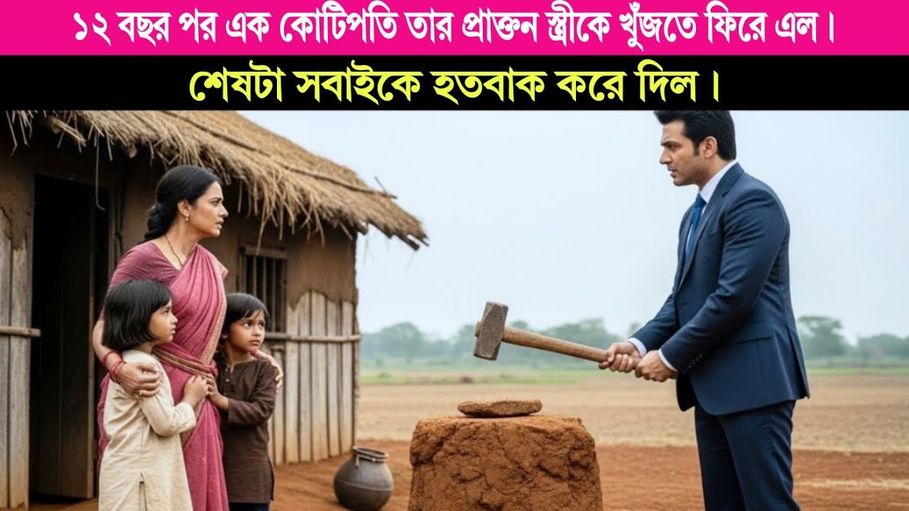 ১২ বছর পর এক কোটিপতি তার প্রাক্তন স্ত্রীকে খুঁজতে ফিরে এলো, আর শেষটা সবাইকে হতবাক করে দিল....