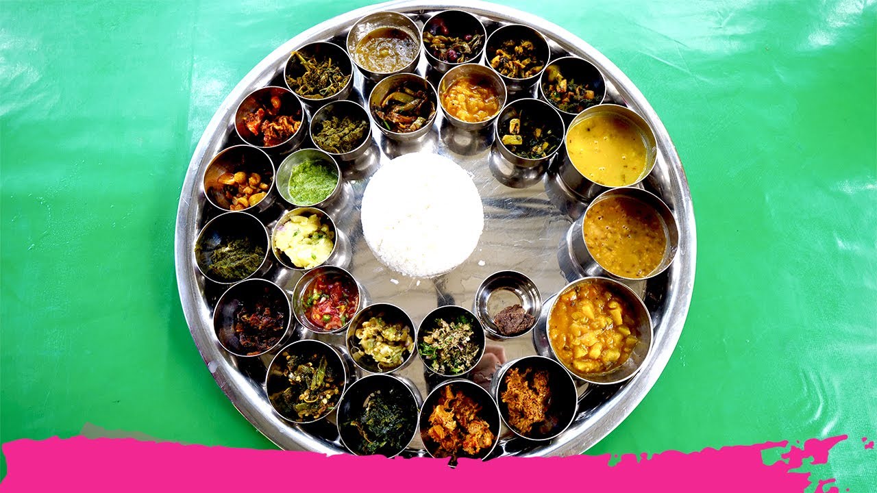 The BIGGEST THALI in Kaziranga National Park at Orchid Park - 28 ITEMS! | Assam, India