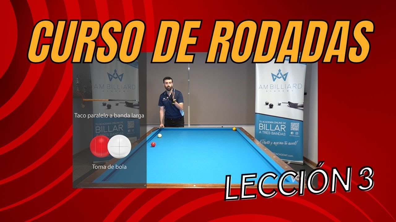 ➡️ CONTROLA EL CHOQUE en las RODADAS en el BILLAR a tres bandas  para AUMENTAR TU PROMEDIO 🟡 🔴 ⚪