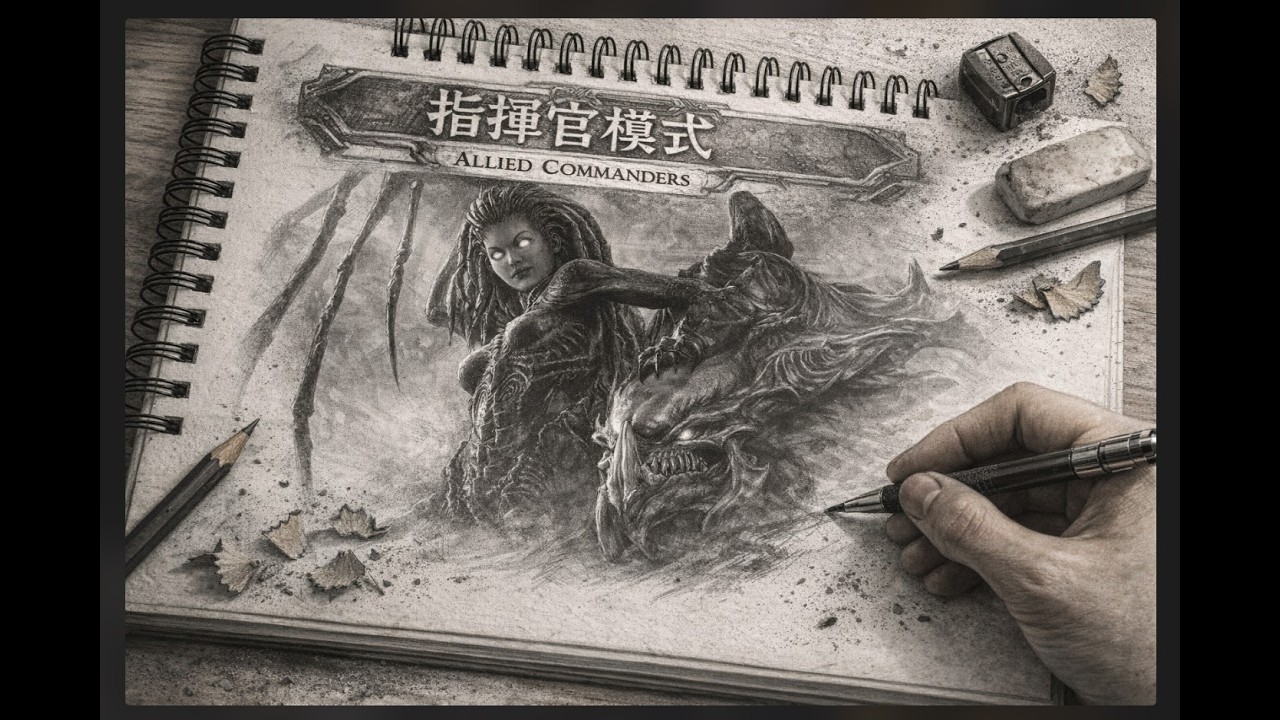 《星海爭霸2》 starcraft 2 指揮官模式 Allied Commanders 崩了怪chatgpt