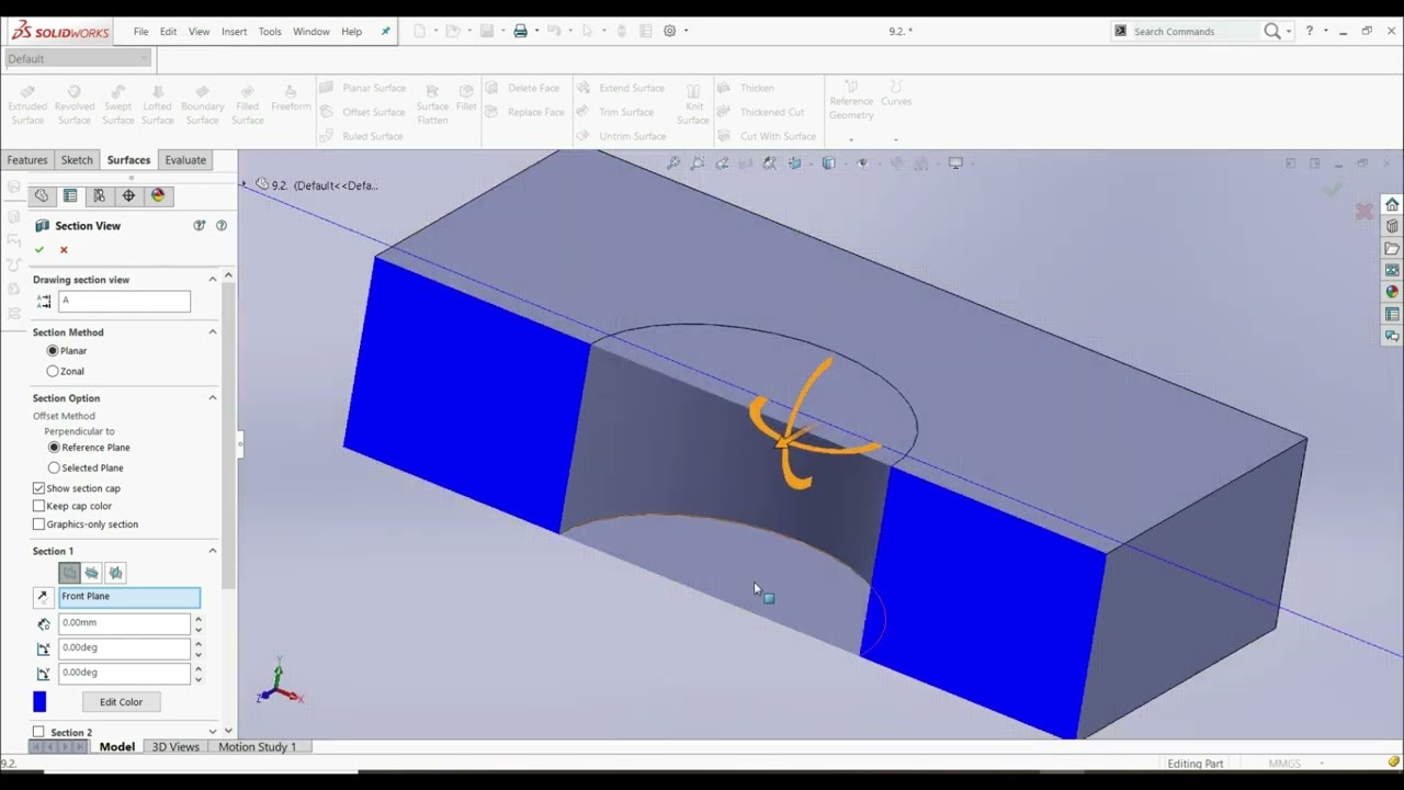 SOLIDWORKS TUTORIAL - Planar Surface