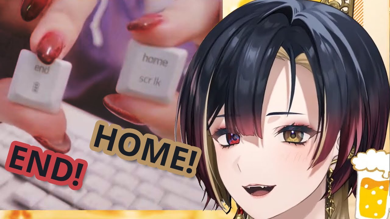 Just Loki calling out keyboard keys while cleaning her keyboard