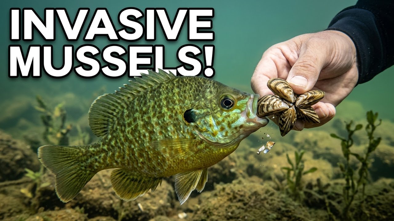 Feeding Invasive Zebra Mussels to Friendly Fish