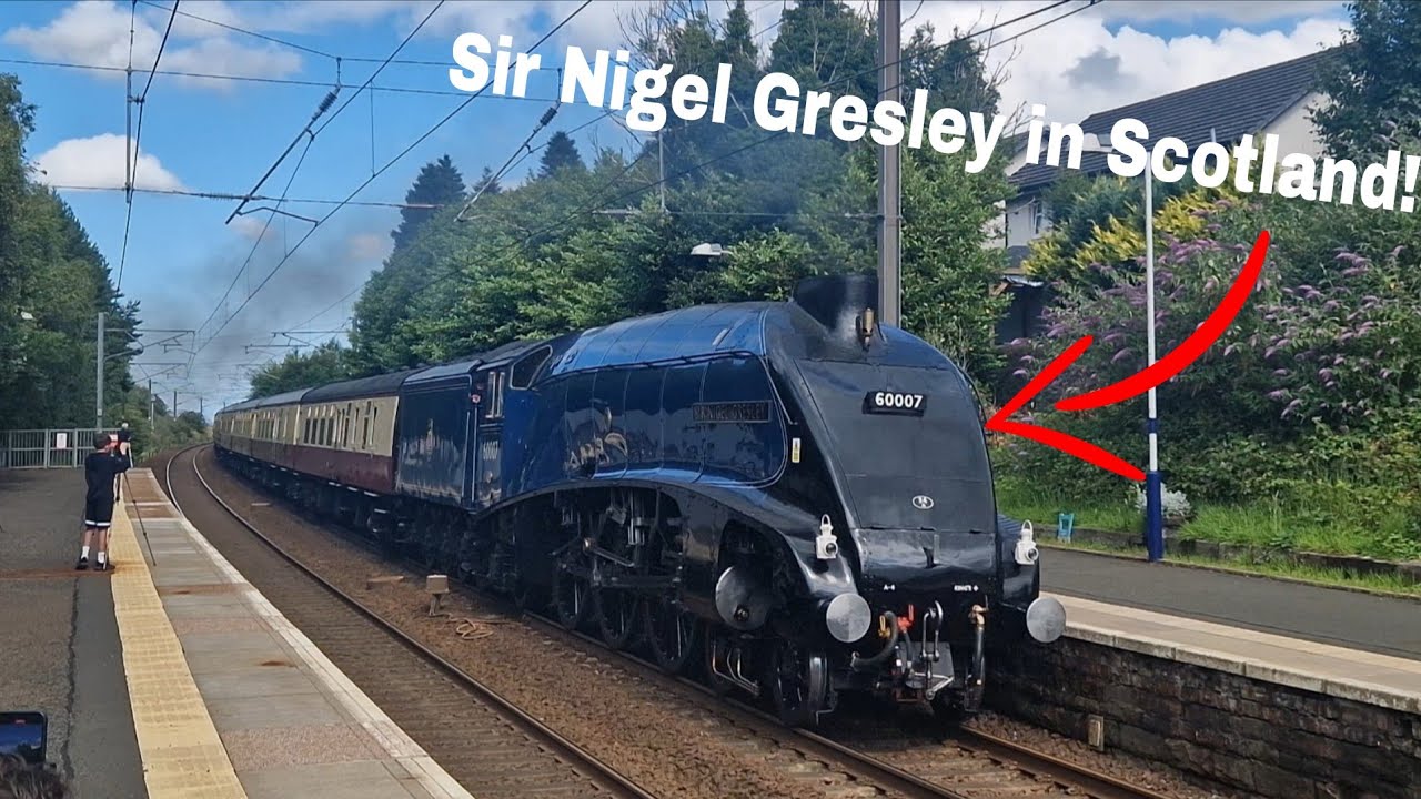 A4 Sir Nigel Gresley Returns to Edinburgh - The Edinburgh Summer Explorer!