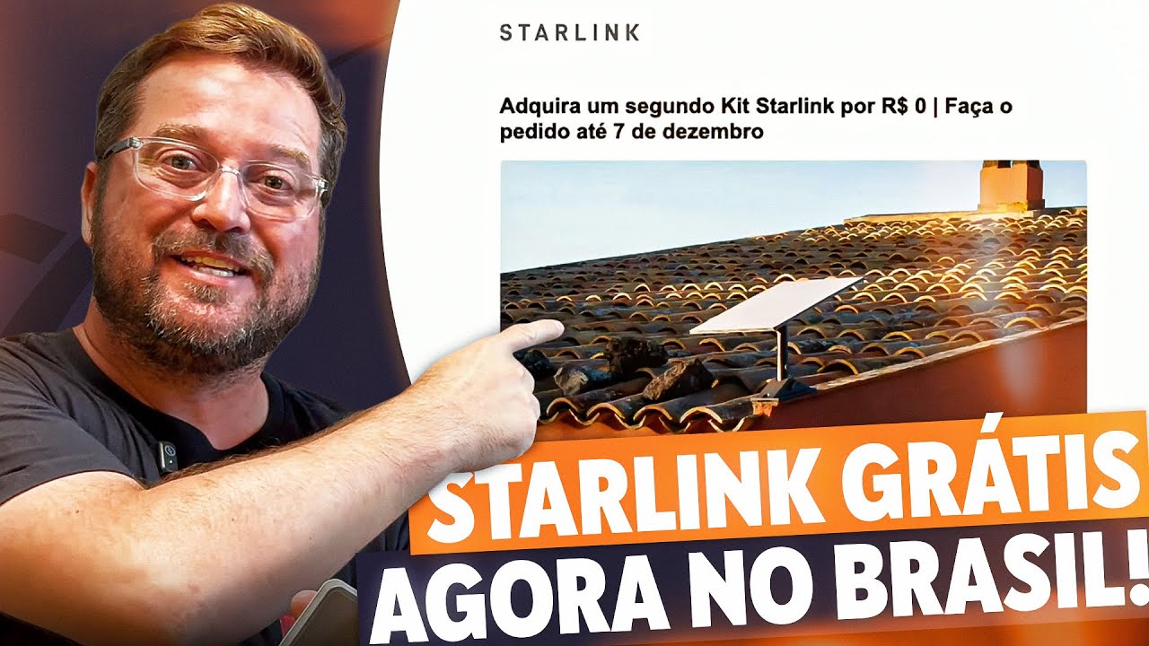 A Starlink Grátis chegou no Brasil!