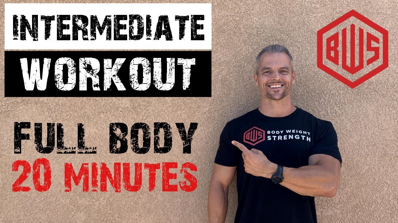 Full Body Workout: 20 minutes, No Weights! 100% Body Weight Strength