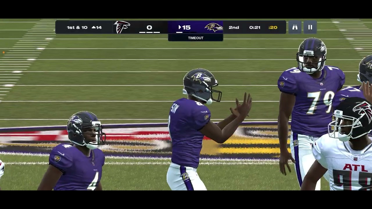 Ravens vs falcons madden 26 mobile 