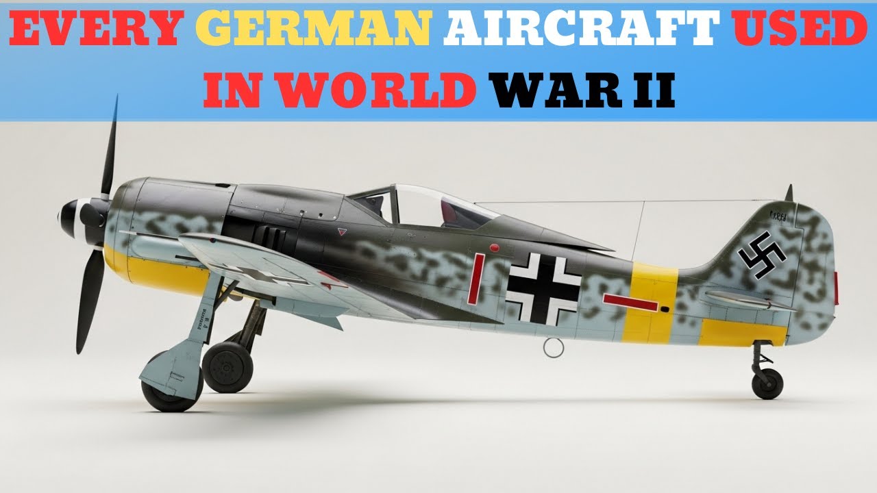 Every German Aircraft Used in World War II