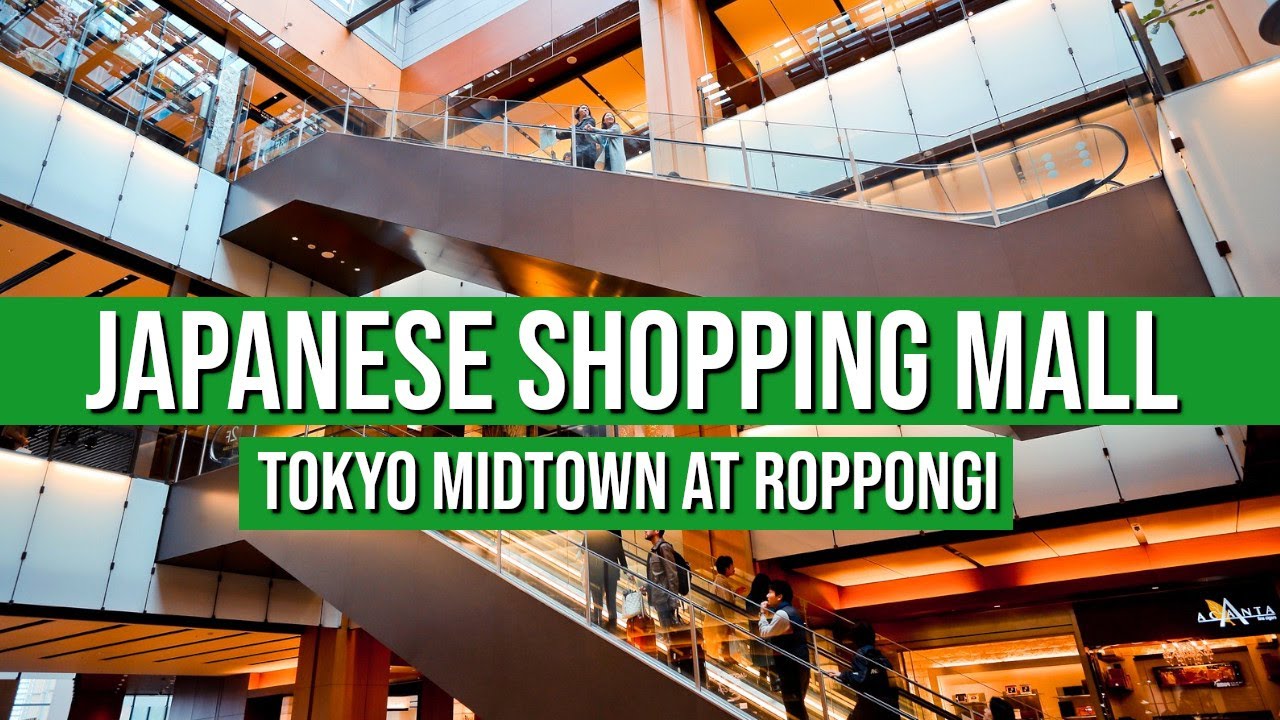 Japanese Shopping Mall - TOKYO MIDTOWN in Roppongi, Tokyo! | JAPANESE STORE TOURS