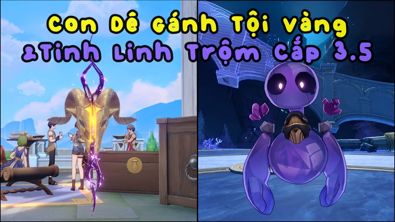 4 Con Dê Gánh Tội Vàng Và 3 Tinh Linh Trộm Cắp Tại Biển Cả Rền Vang Styxia |Amphoreus 3.5