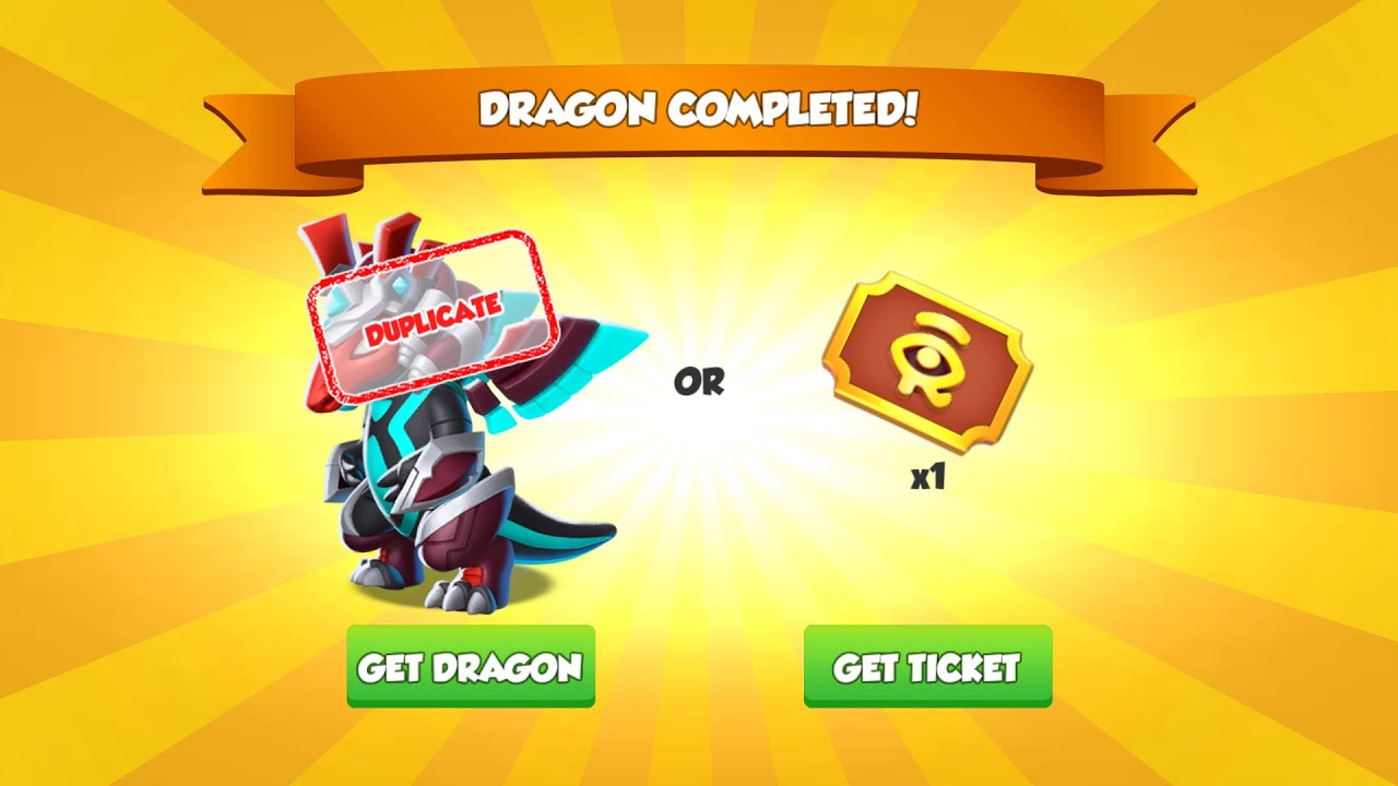 I got x300 Chrono Seth Dragon - Dragon Mania Legends