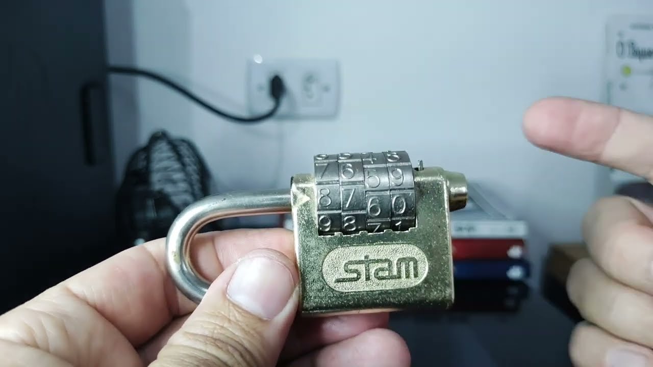 Замок Stam. Четырехзначная комбинация, как найти и открыть?