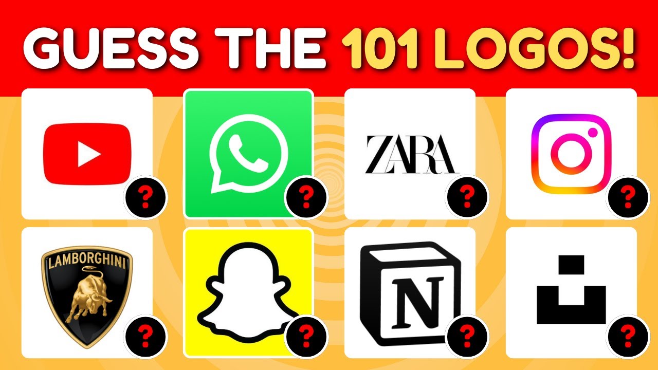 Guess the Logo in 3 Seconds | 101 Famous Logos | Logo Quiz 2025
