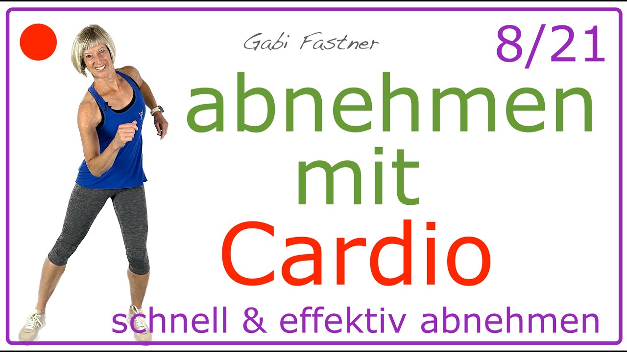 8/21💜42 min. abnehmen mit Cardio -Training | ca. 5000 Schritte und 400 Kcal verbrennen
