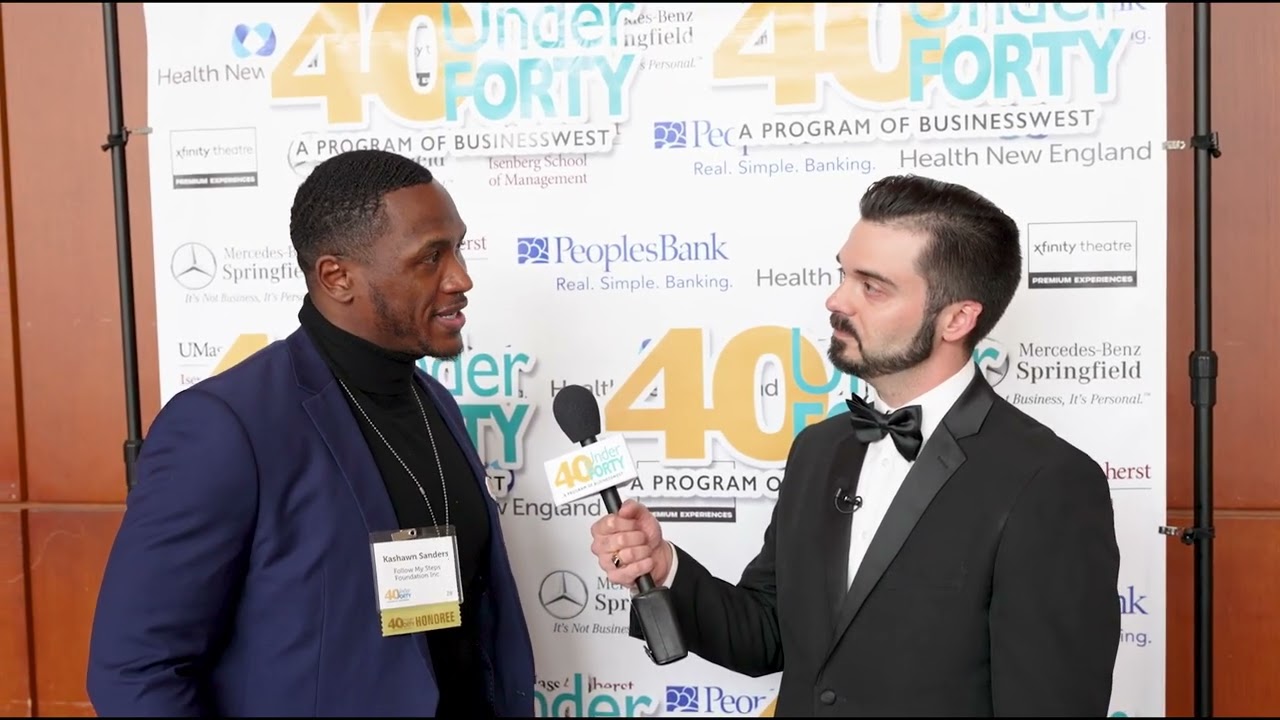 40 Under Forty Kashawn Sanders Red Carpet Interview
