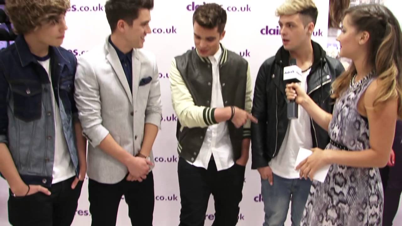 Union J visits Claire's Flagship Oxford Street London - THE INTERVIEW
