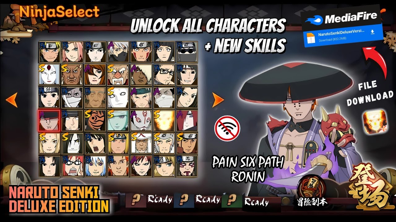 SHARE‼️NARUTO SENKI DELUXE SPECIAL EDITION | NEWEST NARSEN MOD 2025