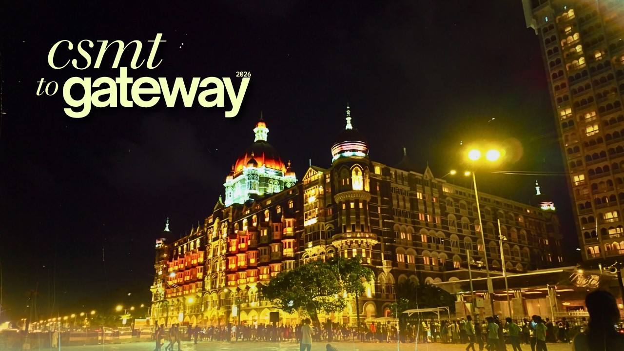 Fort Heritage Night Walk | CSMT, Flora Fountain, Colaba Causeway & Gateway of India | Mumbai 4K