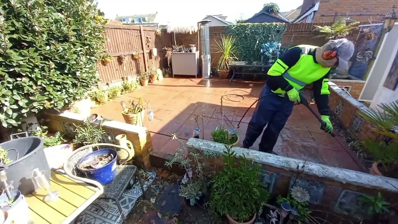 Patio hasn't been cleaned in Years!!