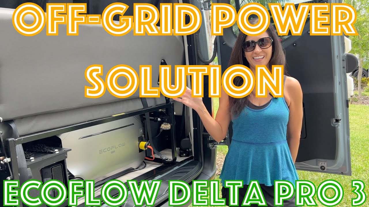 Off Grid Power Solution: Shore Power While Driving In My B-Class Adventure Van.  EcoFlow Installed