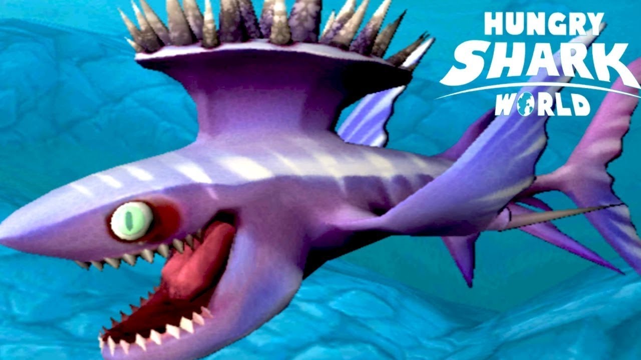 Hungry Shark World - ОТКРЫВАЮ НОВУЮ АКУЛУ - СТЕТАКАНТ (Spike Stethacanthus)