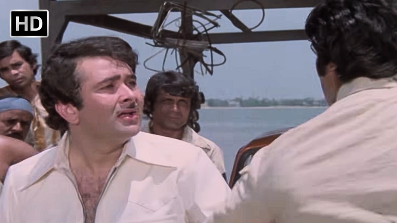 Kasme Vaade Scene - रणधीर कपूर ने बचाई अमिताभ बच्चन की जान - Randhir Kapoor Action Scene - Amitabh