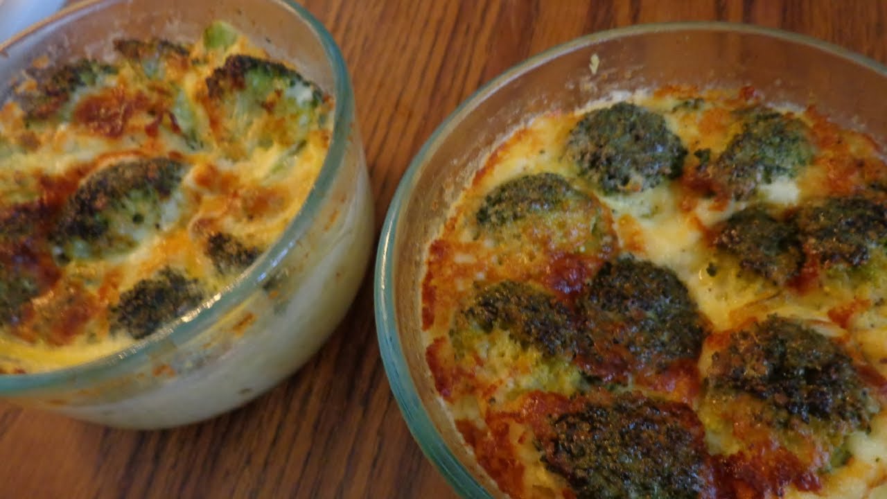 Souffle de Brocoli, leche, Parmesano, Huevos, mozarella I Lorentix