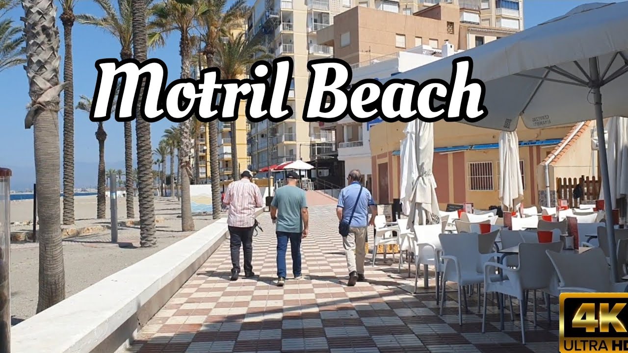 Motril Beach | Morning Tour 2025 | Motril Walk 4k