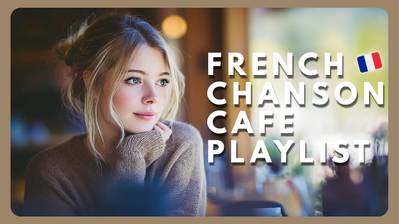 【Playlist🎧️】French Chanson Café Playlist – A Sunny Morning in Paris 🇫🇷