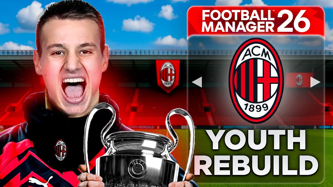 Смогут ли молодые игроки СПАСТИ &laquo;Милан&raquo;? | FM26 Rebuild Challenge