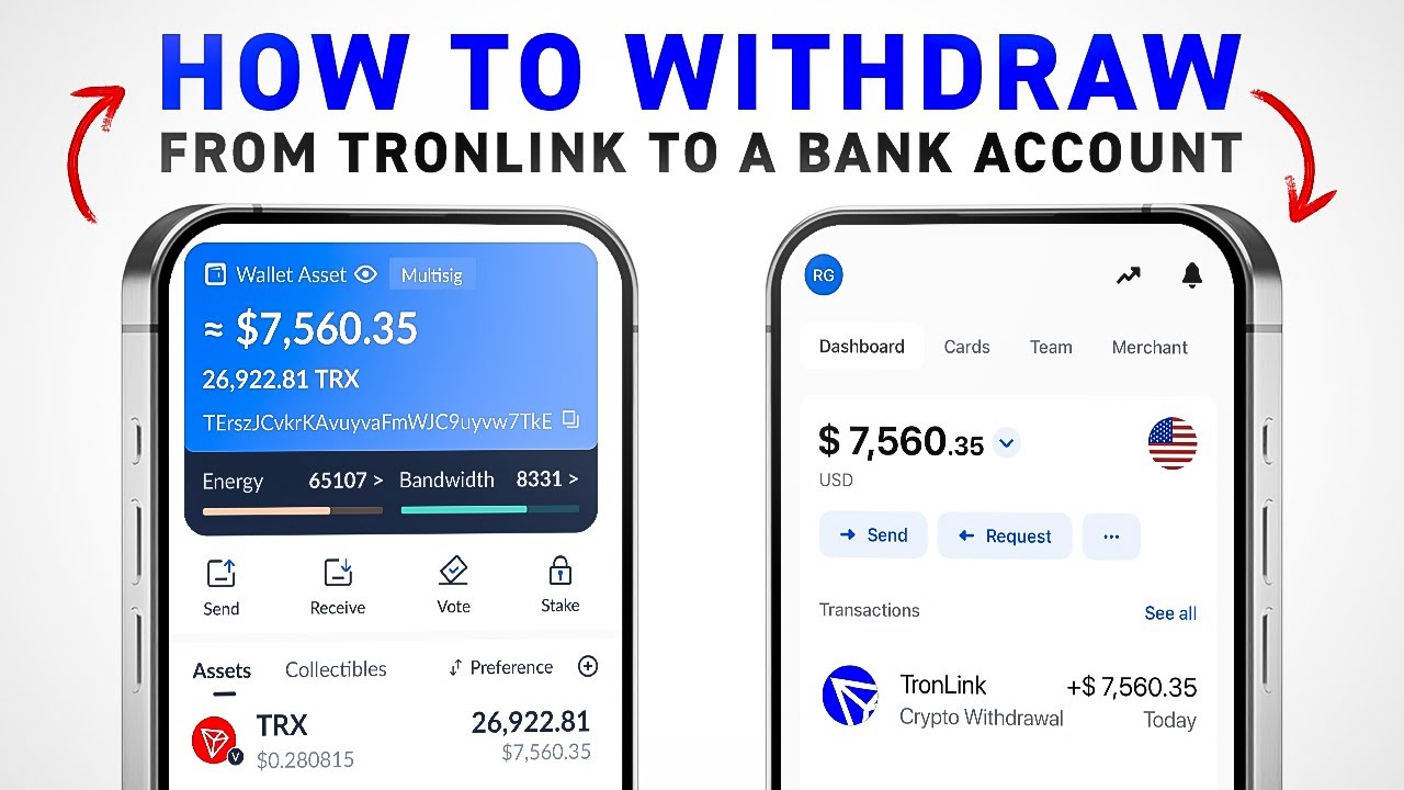How to Withdraw USDT TRC-20 From TronLink to Your Bank Account (Step-By-Step Guide 2025)