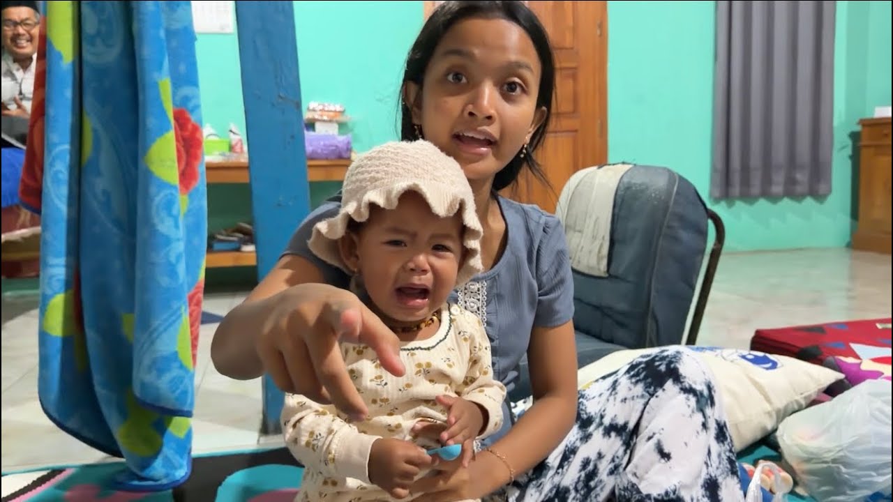 KOK TAMBAH PINTER LEH NDUK MUDENG DI TITIPNO PE DI TILAP MAMAH - cup cupp jangan nangis 🥰🤗✨