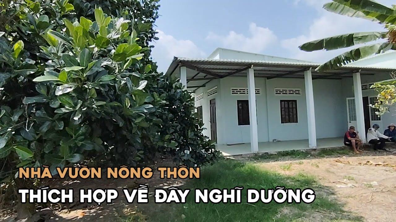 Ms 0950 Nhà vườn nghĩ dưỡng có 300 thổ cách cầu Mỹ Lợi chỉ 5 km ở TP Gò Công