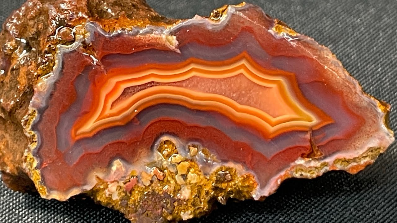 Cutting amazing Alimajo Agates from Highland Park Lapidary 
